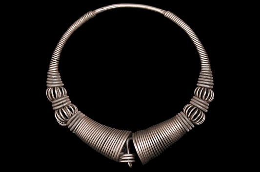 Silver Torc Necklace From Gujarat