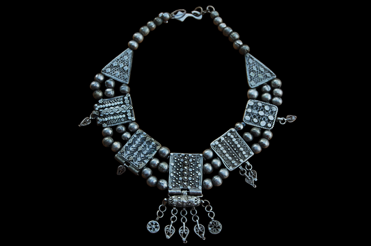 Silver Indian Wedding Necklace